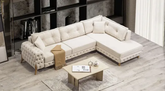 Product img 2, Bade Yataklı Sandıklı Chester Köşe Koltuk Takımı